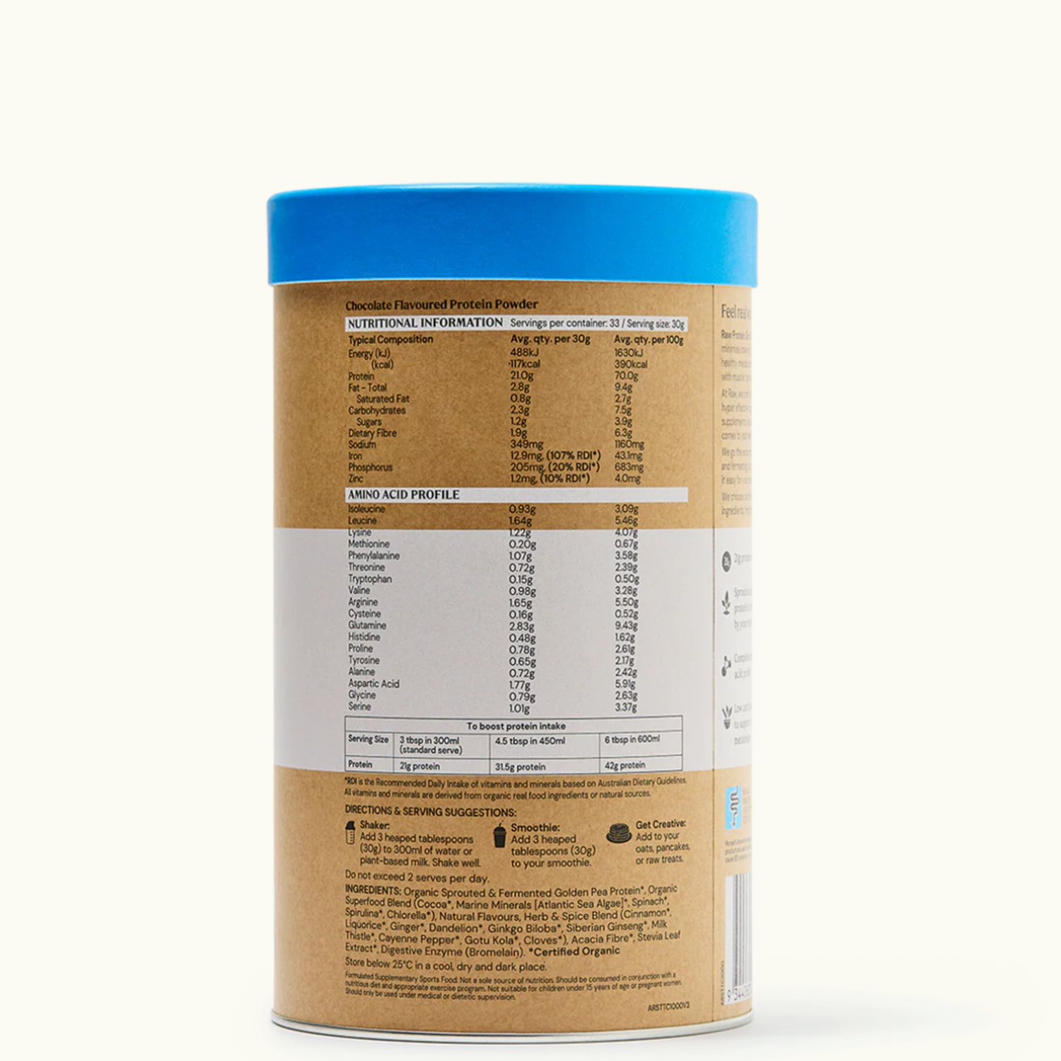 Amazonia RAW Protein Slim & Tone 500g