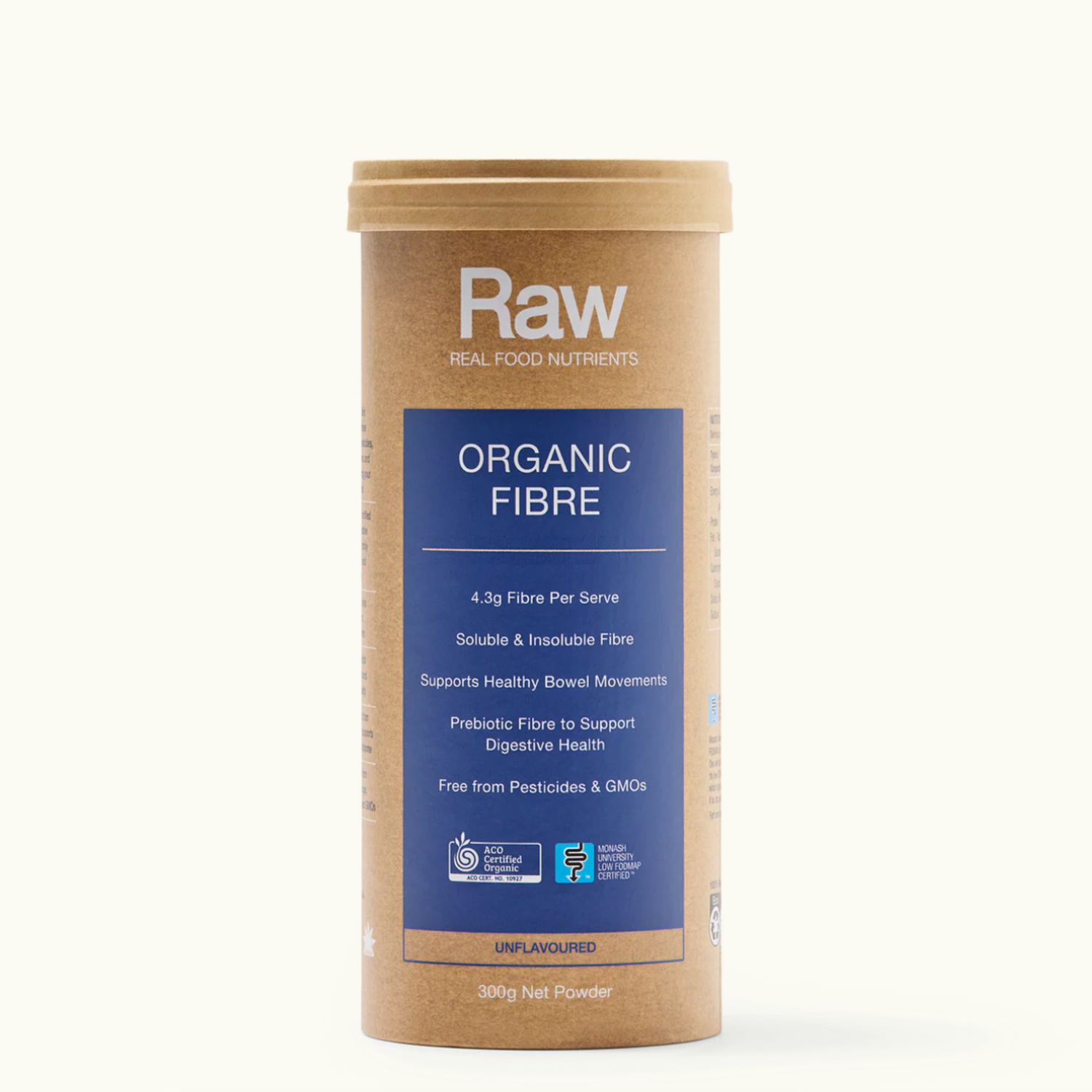 RAW Amazonia Organic Fibre Unflavoured 300g